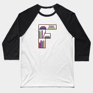 F Bookcase Baseball T-Shirt